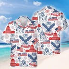 USA 250 Years Patriotic Eagle Hawaiian Shirt For Men Women